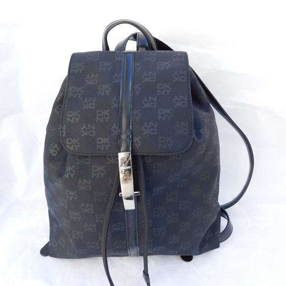 dkny black backpack
